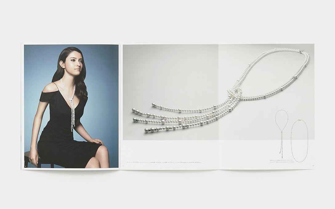 ミキモト真珠発明120周年記念カタログ | 日本デザインセンター