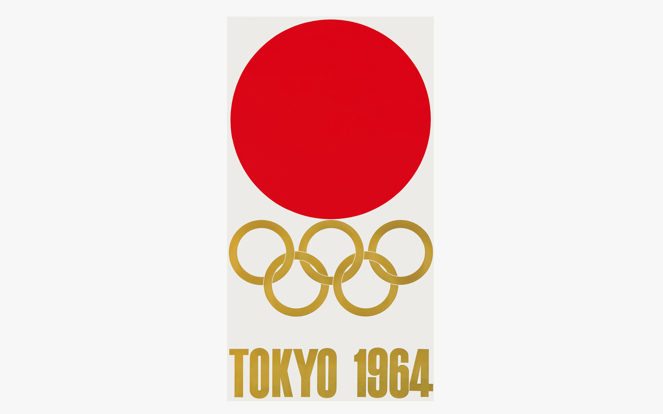 64 東京オリンピック 第1号ポスター・ロゴマーク | 日本デザインセンター